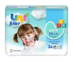 Uni Baby Aktif 24+ Ay Islak Mendil 52 Yaprak - 4 Adet
