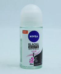 NIVEA INVISIBLE FOR BLACK   WHITE ROLL-ON CLEAR 50 ML