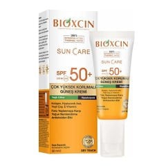 BIOXCIN SUN CARE SPF50+ YAGLI CILTLER ICIN COK YUKSEK KORUMALI RENKLI GUNES KREMI 50 ML