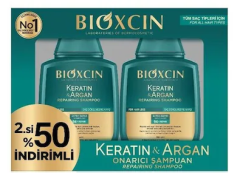 BIOXIN KERATIN ARGAN SAMPUAN 300 + 300 ML - IKINCISI %50 INDIRIMLI