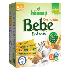 Hünnap Keçi Sütlü Bebe Bisküvisi 400 gr