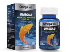 Omega Vit 500 mg 60 Kapsül