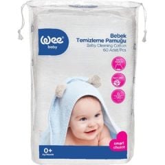WEE BABY 321 BEBEK TEMIZLEME PAMUGU 60'LI