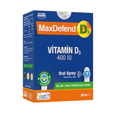 Maxdefend D3 400 IU Oral Sprey 20 ml