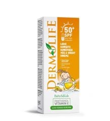 DERMOLIFE COCUK LEKE KARSITI KORUYUCU YUZ VE VUCUT GUNES KREMI SPF50 100 ML