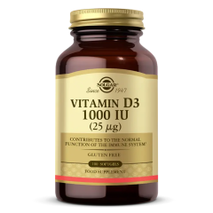Solgar Vitamin D3 1000 IU 100 Tablet