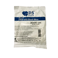 Ds Plus Steril Hidrofil Gazlı Bez 30x80 cm