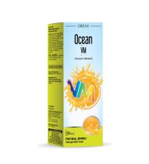 OCEAN VITAMIN MINERAL VM SURUP PORTAKAL KONSANTRELI 150 ML