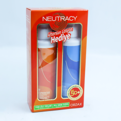 NEUTRACY GUNES KORUYUCU SET TUM CILTLER ICIN - GUNES LOSYONU SPF50+ 150 ML - AFTERSUN LOSYON 150 ML
