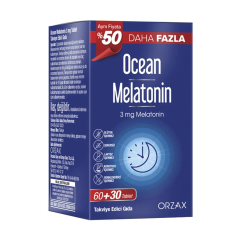 OCEAN MELATONIN 3 MG 60+30 TABLET - %50 DAHA FAZLA