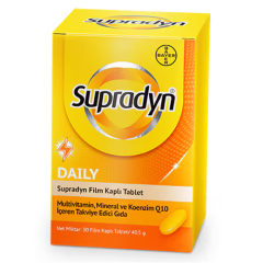 SUPRADYN DAILY KOENZIM Q10 30 FILM KAPLI TABLET