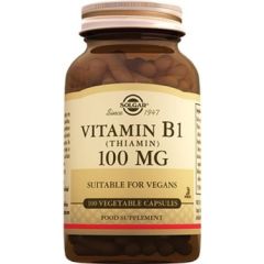 Solgar Vitamin B1 Thiamin 100 mg 100 Vegetable Kapsül