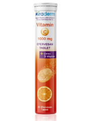 MIRADERM VITAMIN C 1000 MG 20 EFERVESAN TABLET
