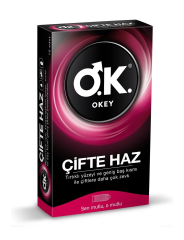 OKEY PREZERVATIF CIFTE HAZ 10'LU