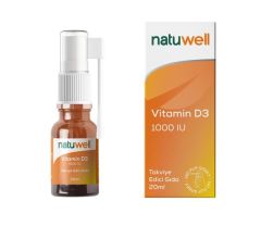 Natuwell Vitamin D3 1000IU Sprey 20 ml