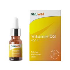 NATUWELL VITAMIN D3 400IU SPREY 20 ML