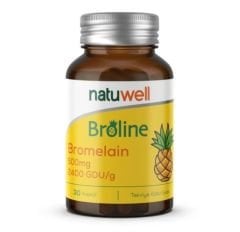 Natuwell Broline Bromelain İçeren Takviye Edici Gıda 500 mg 30 Kapsül