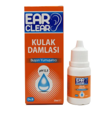 Ear Clear Dış Kulak Temizleme Solüsyonu Buşon Yumuşatıcı 20 ml