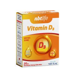 Nbt Life Vitamin D3 Damla 20 ml