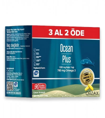 OCEAN PLUS OMEGA 1200 MG 90 KAPSUL - 3 AL 2 ODE