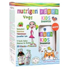 NUTRIGEN VEGY SURUP 200 ML + AQUAS KIDS SAMPUAN 250 ML HEDIYELI