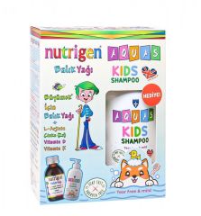 NUTRIGEN BALIK YAGI SURUBU 200 ML + AQUAS KIDS SAMPUAN 250 ML HEDIYELI
