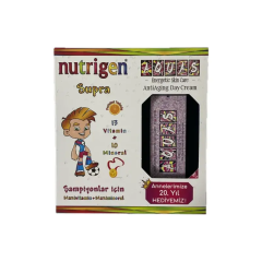 Nutrigen Supra Şurup 200 ml - Aquas Enerjetik Day Cream SPF15 75 ml Hediyeli