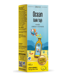 OCEAN OMEGA 3 LIMONLU BALIK YAGI SURUBU 150 ML