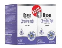 Ocean Çörek Otu Yağı 1000 mg 60 Kapsül - 1+1 Kofre Paket