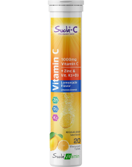 Suda Vitamin C D Çinko Lemonade 20 Efervesan Tablet
