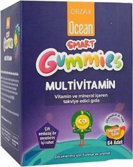 OCEAN SMART GUMMIES MULTIVITAMIN 64'LÜ