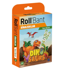 ROLL BANT YARA BANDI DINOZORLAR 12'LI