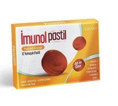 İmunol Portakal Aromalı 12 Pastil