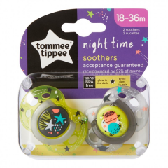 TOMMEE TIPPEE NIGHT TIME ORTHODONTIC EMZIK 18-36 AY 2'LI