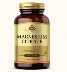SOLGAR MAGNESIUM CITRATE 200 MG 60 TABLET