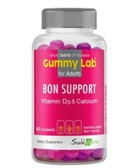 Suda Vitamin Gummy Lab Bon Support Adults Karışık Aroma 60 Gummies