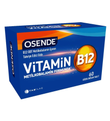 Osende Vitamin B12 60 Ağızda Dağılan Tablet