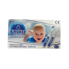 RINOMER SERUM FIZYOLOJIK BURUN DAMLASI 5ML X10 FLAKON