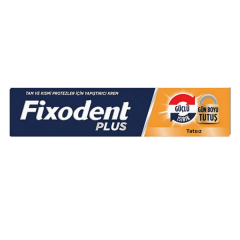 FİXODENT PLUS DİŞ PROTEZ YAPIŞTIRICI TAT İÇERMEZ KREM 40 GR
