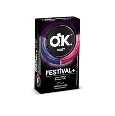 OKEY FESTİVAL ÇİLEK-VANİLYA PREZERVATİF 12'Lİ