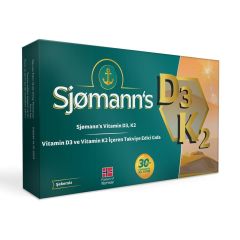 Sjomanns D3k2 Çiğnenebilir Jel 30 Tablet