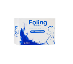FOLİNG FOLAT VE VİTAMİN B12 İÇEREN TAKVİYE EDİCİ GIDA 60 TABLET