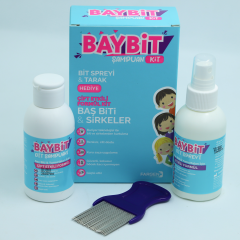 Baybit Shampoo Kit Şampuan 100ml + Sprey 100ml + Tarak