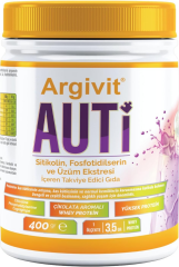 ARGIVIT AUTI TAURIN SITIKOLIN FOSFOTIDILSERIN VE UZUM EKSTRESI ICEREN GIDA TAKVIYESI 400 GR