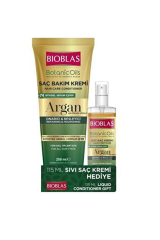 BIOBLAS ARGAN SAC BAKIM KREMI 250 ML + SIVI SAC KREMI 115 ML HEDIYE
